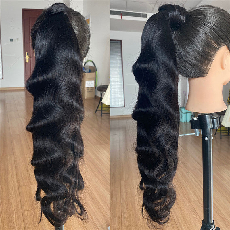 Wig Jurchen Human Bandage Bundled Ponytail Wig Jurchen Human Bandage Bundled Ponytail